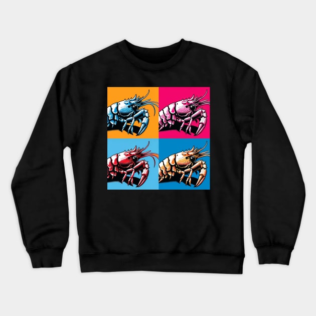 Pop Cumacea Sponge Art - Cool Underwater Crewneck Sweatshirt by PawPopArt